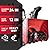PowerSmart Snow Blower Gas Powered 24 Inch 2-Stage 212cc Engine with Electric Start, LED Headlight, Self Propelled Snowblower