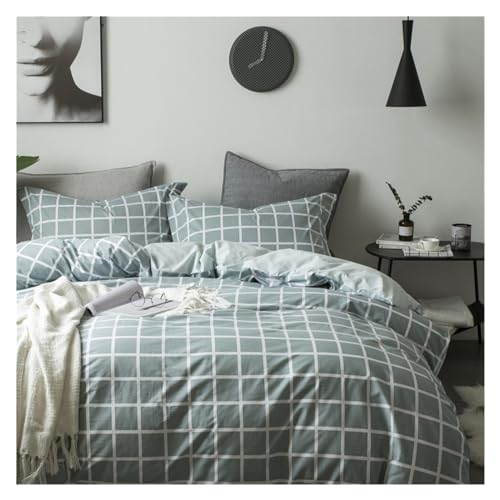 Plaid 4pcs ensemble de literie dessin animé avec housse de couette pour lit Queen et King