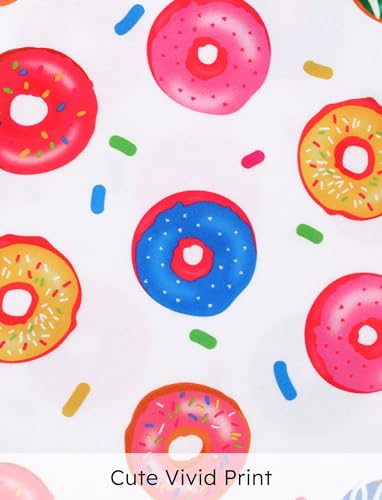 PATPAT Girls Short Sleeve Dresses Skater Twirly Stretch A-line Toddler Casual Swing Dress3