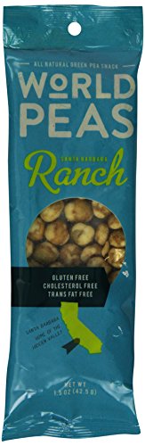 World Peas Santa Barbara Ranch Green Pea Snack, 1.5 Ounce (Pack of 12)