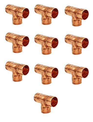 Hottest Sales Copper Fitting 1 Inch (HVAC Outer Dimension) 7/8 Inch (Plumbing Inner Dimension) - Copper Tee & HVAC – 99.9% Pure Copper - 10 Pack Best Deal Copper Fitting 1 Inch (HVAC Outer Dimension) 7/8 Inch (Plumbing Inner Dimension) - Copper Tee & HVAC – 99.9% Pure Copper - 10 Pack