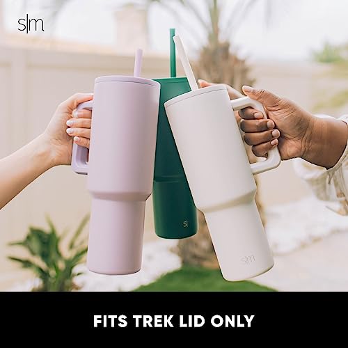 Simple Modern Plastic Reusable Straws | BPA Free and Waste Reducing Plastic Straw for Tumblers and Travel Mugs | Trek Collection | 12 Pack | Assortment 1 - Thumbnail 2