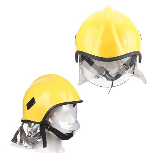 Casco de bombero resistente al calor y equipo reflectante de plástico duro 7