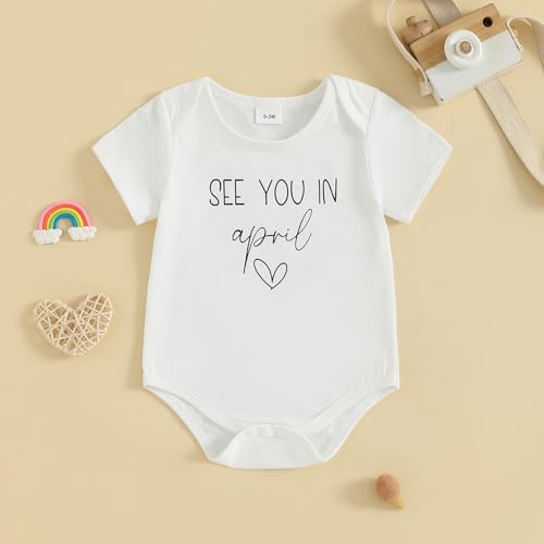 Image of woshilaocai Baby Announcement Bodysuit Pregnancy Reveal for Family | Pregnancy Reveal Ideas&New Baby Surprise for Grandparents, Husband, Aunt, Uncle, Gender Natural Romper, Funny Announcement