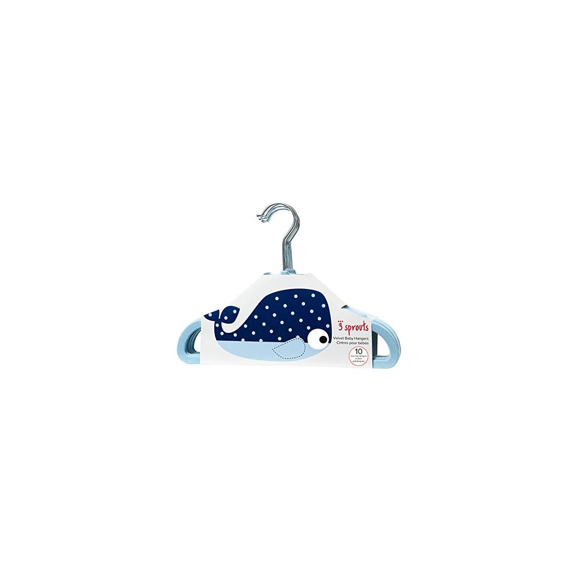 3 Sprouts Ballena – Set De Perchas, Unisex