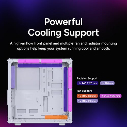 Image of Cooler Master Q300L V3 Micro-ATX PC Case, High Airflow, Tempered Glass | 366mm Graphics Card Support, 240mm AIO Support, Micro-ATX Motherboard, Magnetic Dust Filters, Customizable Modular I /O Panel