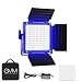 Produktbild GVM LED Videoleuchte RGB, App Control LED Videolicht 3300K-5600k Farbtemperatur Studioleuchte Fotoleuchte mit Barndoor für Studio, YouTube, Produktfotografie, Videoaufnahme,CRI97