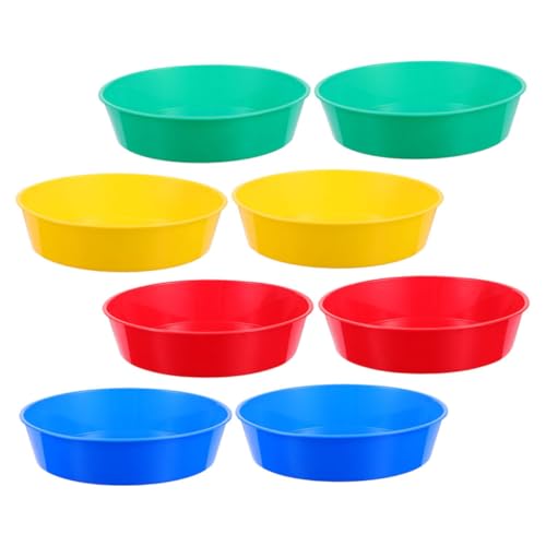 Operitacx 8pcs Plastic Palette Bowl Pigment Tray Painting Pallet Trays Art Painting Supplies Plastic Paint Palettes Color Pallet Watercolor Mixers Pallets for Painting Plastic Color Palettes