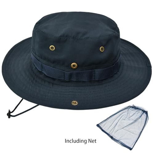 Image of Sun Hats for Men Women Bucket Hat UPF 50+ Boonie Hat Foldable UV Protection Hiking Beach Fishing Summer Safari
