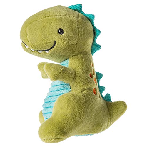 Image of Mary Meyer Pebblesaurus Soft Toy Baby Rattle, 5-Inches, Green Dino