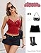 Avidlove Lace Camisole Tops for Women Lace Tank Top Sexy Lace Tops for Women Going Out(Red,L)