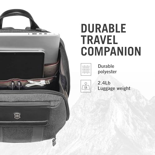 Victorinox Architecture Urban2 City Backpack - Professional Computer Backpack that Holds Laptop, Tablet & Water Bottle - Perfect Travel Bag - 17 Liters, Gray3