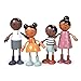 Tender Leaf Toys - Humming Bird Doll Family - Multicultural Wooden Dolls House Family Set with Flexible Arms and Legs - Inspires Endless Imaginative Play - Age 3+