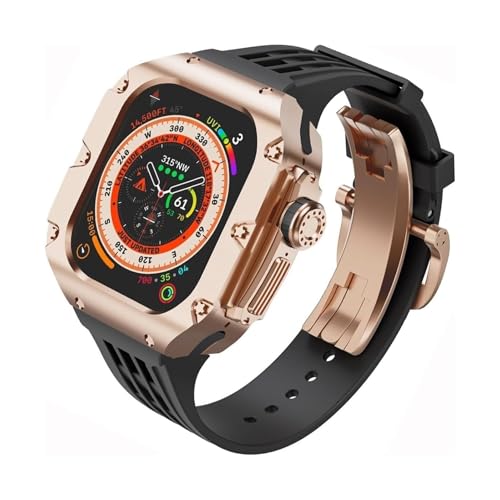 Bracelet de montre en métal titane Apple Watch Ultra 2 49mm avec kit caoutchouc