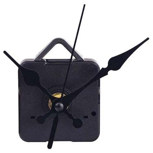 Cablepelado - Meccanismo movimento al quarzo per orologio, silenzioso, kit di riparazione e creazione orologio 3D, con lancette, tipo 3