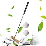 Palos de Golf | Putter de Golf, Cabeza de aleación de Zinc, Eje de Acero, Mango de TPR | Putter de 2 vías, Resistente al óxido, Golf Putter para Escuela, Dormitorio, hogar, Sala de Estar