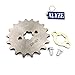 Produktbild XLYZE 420 18 Zähne Kettenrad vorne 17 mm für chinesische ATV 50cc 70cc 90cc 110cc 125cc Pit Dirt Bike SDG YCF GPX SSR Piranha