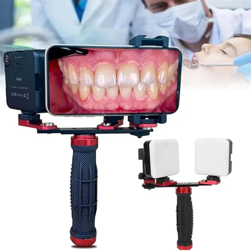 Luz de fotografía dental, luz LED profesional de relleno para cámara oral, video fotográfico en odontología