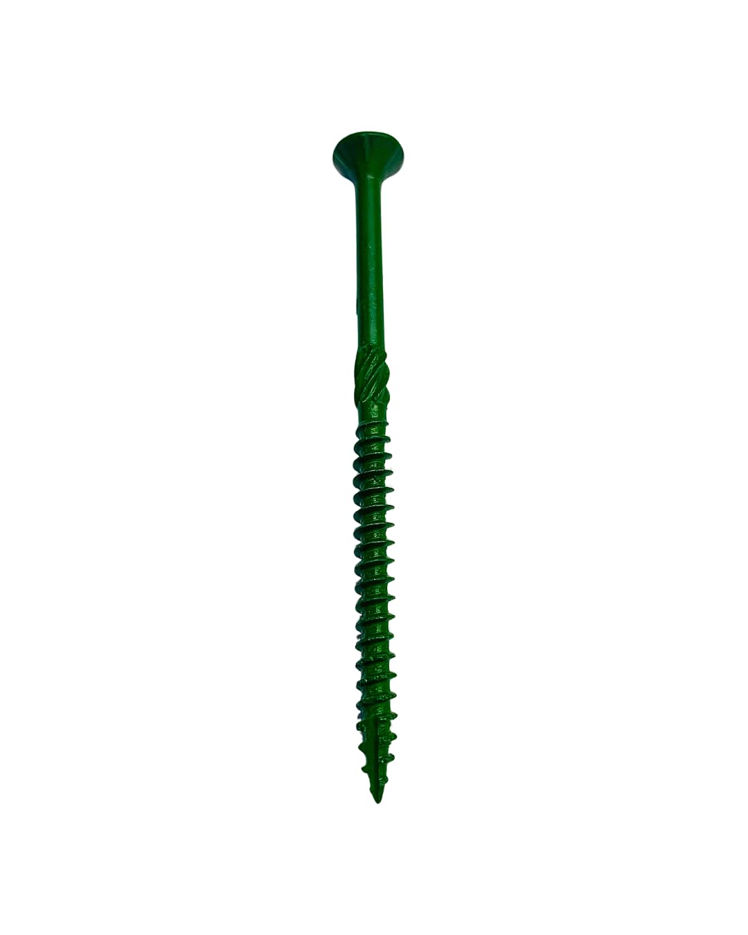 Decking Screws, Countersunk Head, Carbon Steel, Green Ruspert Finish, 50mm 60mm 75mm 100mm Sizes, 50 100 or 200 Pcs (4.5 x 75mm, 200, count)