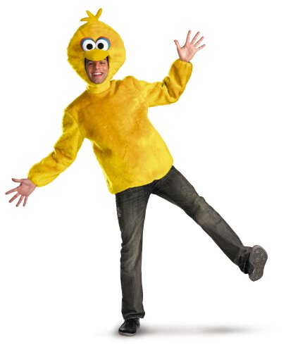 Il Ragazzo Invisibile Costumes - Disguise Unisex Adult Male Big Bird, Yellow, X-Large (42-46)