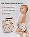 ALVABABY 3 pcs Baby Cloth Diaper Covers, Swim Diaper,Nappy Shell Baby Girls and Boys 3CDC06A