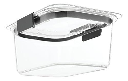 Rubbermaid Brilliance Food Storage Container, Medium Deep, 4.7 Cup, Clear 2024349 #TOP2