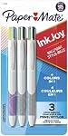 Paper Mate InkJoy Quatro Retractable Ballpoint Pens, Medium Point (1.0 mm), Assorted Colours, 3 Pack