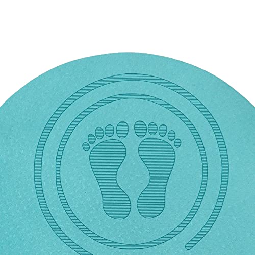 Esterilla de ejercicio redonda antideslizante para cuerda de saltar, amortiguadora de impactos, impermeable, fácil de limpiar, adecuada para interiores miniatura 2