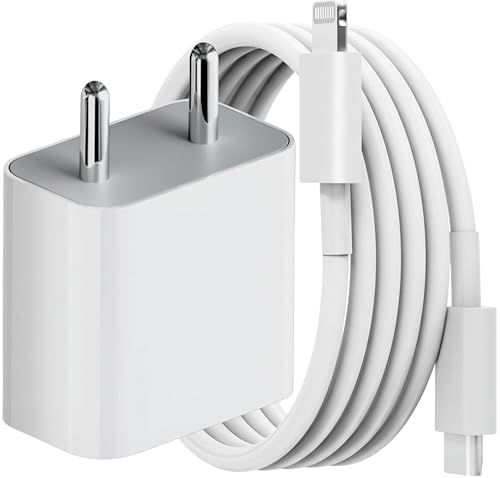 Image of HANYCONY 20W USB-C PD Power Adapter for Lightning-Speed to C Cable | Fast Charging for iPhone 14 13 12 11 X XR Series | Original Charging Speed