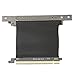 immagine 4Pci-E 16x Riser Card, PCI Express 3.0 16X cavo di estensione 90 gradi ad alta velocità Riser Card -70 mm