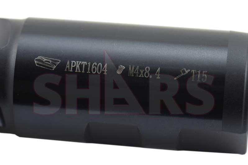 Image of SHARS 1-1 /2 inch 90 Degree Square Shoulder Indexable End Mill with 4 PCS of APKT 1604 Insert 404-1865+404-6541(4) P[