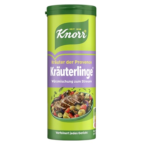 Knorr Kräuterlinge Kräuter der Provence Würzmischung zum Streuen für Gemüse Eintöpfe oder einen Salat 60 g