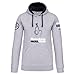 Barcelona Padel Tour | Felpa con Cappuccio con Logo da Uomo | Giacca Sportiva Padel con Stampa Padel | Abbigliamento Sportivo in Cotone | Grigio M