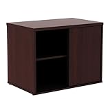 Alera ALE Open Office Low Storage Cab Cred, 29 1/2w x 19 1/8d x 22 7/8h, Mahogany