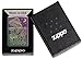 Zippo Laser Mushrooms Design Iridescent Pocket Lighter
