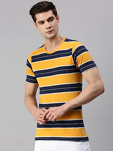Image of ONN Men's Striped Relaxed Fit T-Shirt