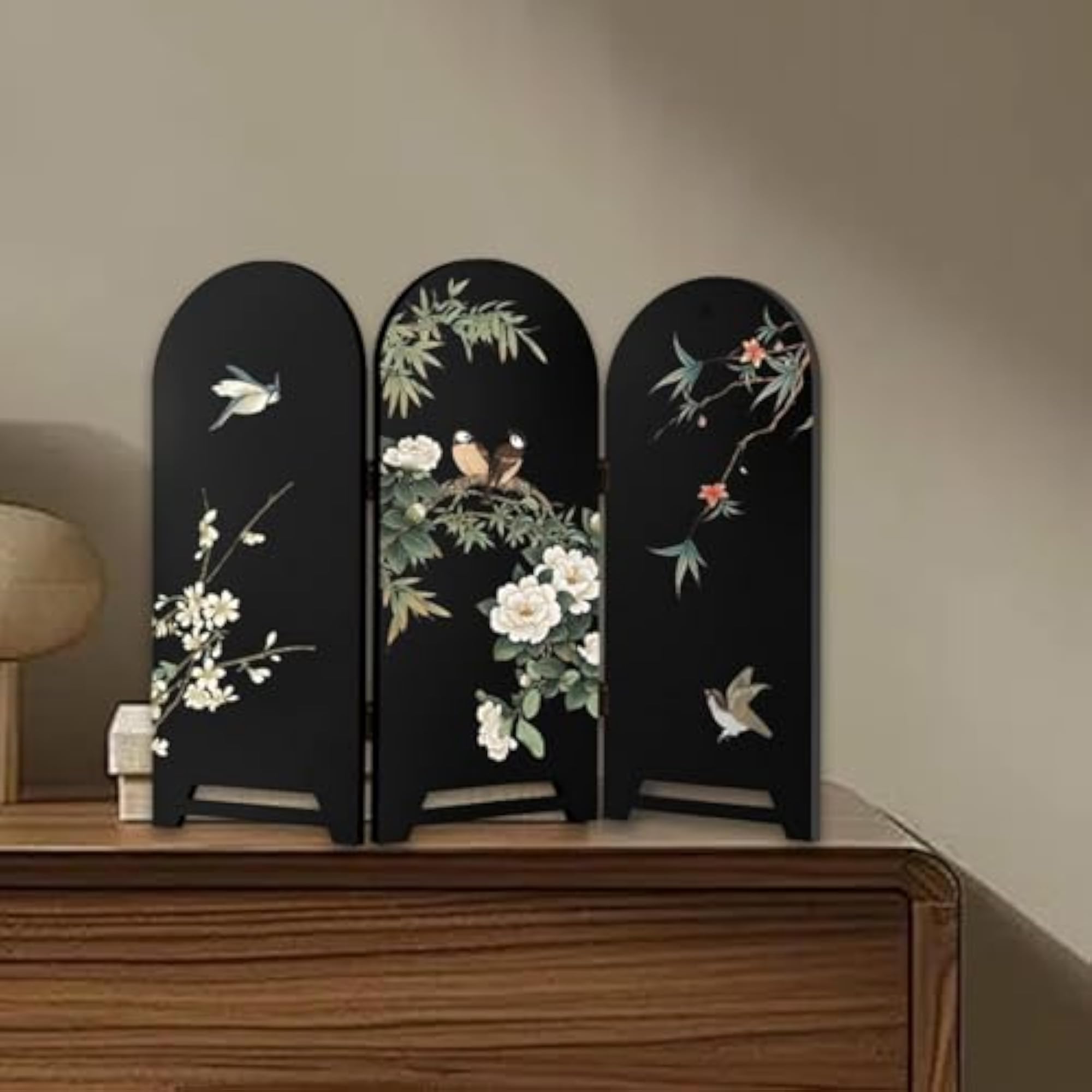 Decorative Desk Privacy Panel for Shelf