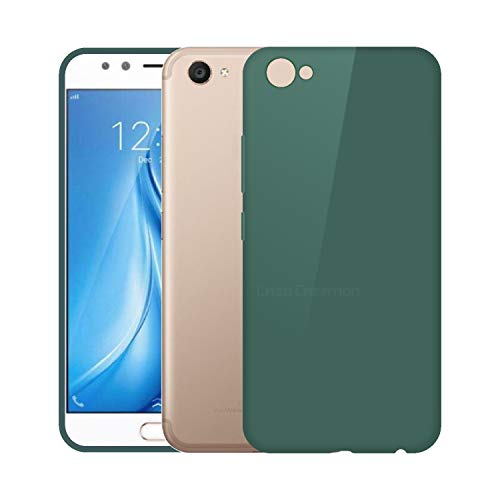 Image of Case Creation Luxurious OG Series for Vivo V5 Case Cover,Anti-Dirty Slim Case Frosted Matte Cute Candy TPU Raised Bezel (Splash of Color) Back Cover for VivoV5 -Lake Green