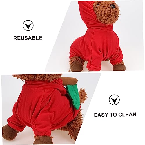 Disfraz Halloween para Perros Yardwe Talla L Rojo miniatura 4