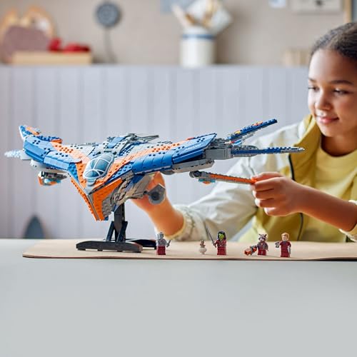 | Marvel Guardiani della Galassia: Milano, Modellino di Astronave Giocattolo da Costruire con 4 Supereroi tra cui Star-Lord e Baby Groot, Regalo per Bambini da 12 Anni, Gioco da Collezione 76286 - Lego - Immagine 6