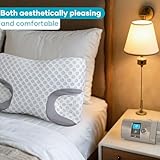 Pillowcase for Cpap Pillows for Side Sleepers, Pillowcase Compatible with Cpap Pillows 60 cm × 38 cm × 11 cm, White, Breathable and Skin-Friendly, Washable, for Comfort and Hygiene - Image 7