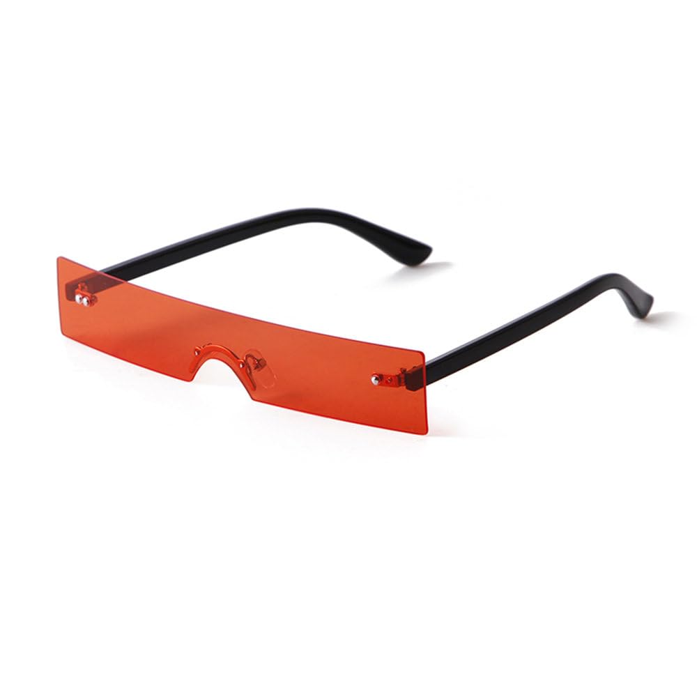 Lunettes de soleil rectangulaires vintage légères pour éliminer la pression sur le nez - 7