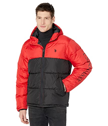 U.S. POLO ASSN. Color-Blocked Padded Puffer