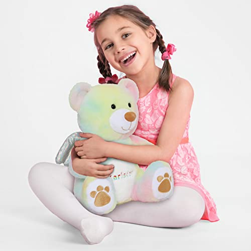 Karister Teddy Bear Stuffed Animal,Rainbow Teddy Bear For Girlfriend,Small Teddy Bear Plush Toy,Cute Teddy Bear Gift For Girl Baby Kid On Valentine’s Day,Birthday,Baby Shower,Thanksgiving,Mother's Day #TOP6