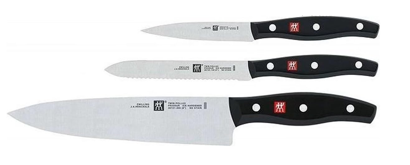 ZWILLING 30751-300 Messerset 3-TLG. Twin Pollux Schwarz