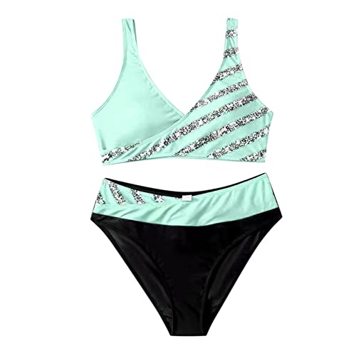 Rvidbe Swimsuits for Women 2025 Women's 2 Piece Push Up Swimsuit with Boy Shorts Tummy Control Bikini Sets Bathing Suits3