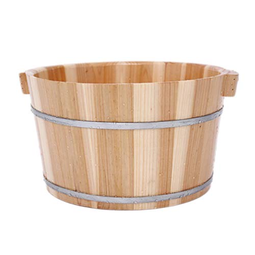 Baño de pies y spa de madera para pedicura en casa miniatura 3