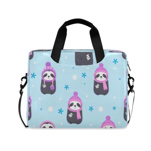 Bolsa de hombro compacta para laptop con bolsillo con cremallera