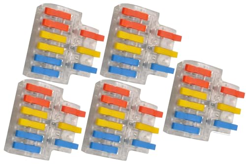 Conectores de cable de mini palanca para evitar fallos de conexión en cajas de distribución 5
