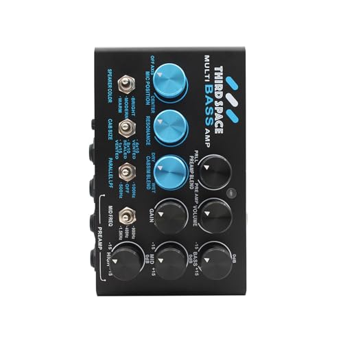 SUNGOOYUE Bass Effects Pedal, Grade Preamp 3 Band EQ and